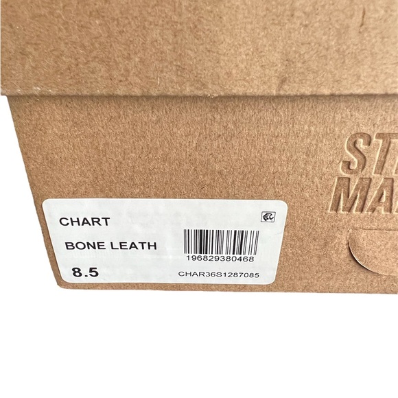 Steve Madden Chart Leather Knot Detail Flat Mules Mules NIB - Picture 8 of 16